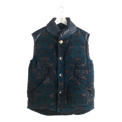 MONRO Down Vest/Pile Jacquard Fabric