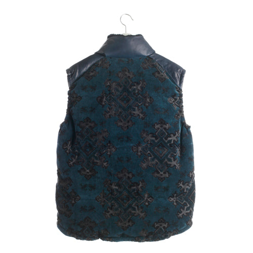 MONRO Down Vest/Pile Jacquard Fabric