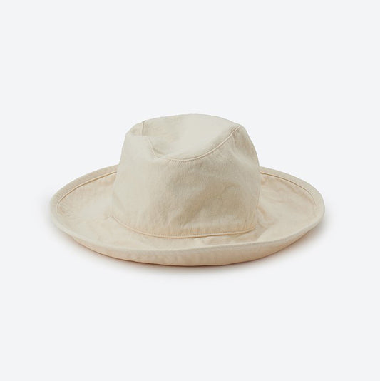 KIJIMA TAKAYUKI Organic Cotton Canvas Hat 15 Ivory