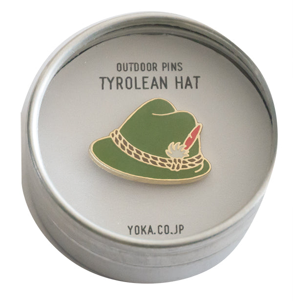 YOKA OUTDOOR PINS- TYROLEAN HAT