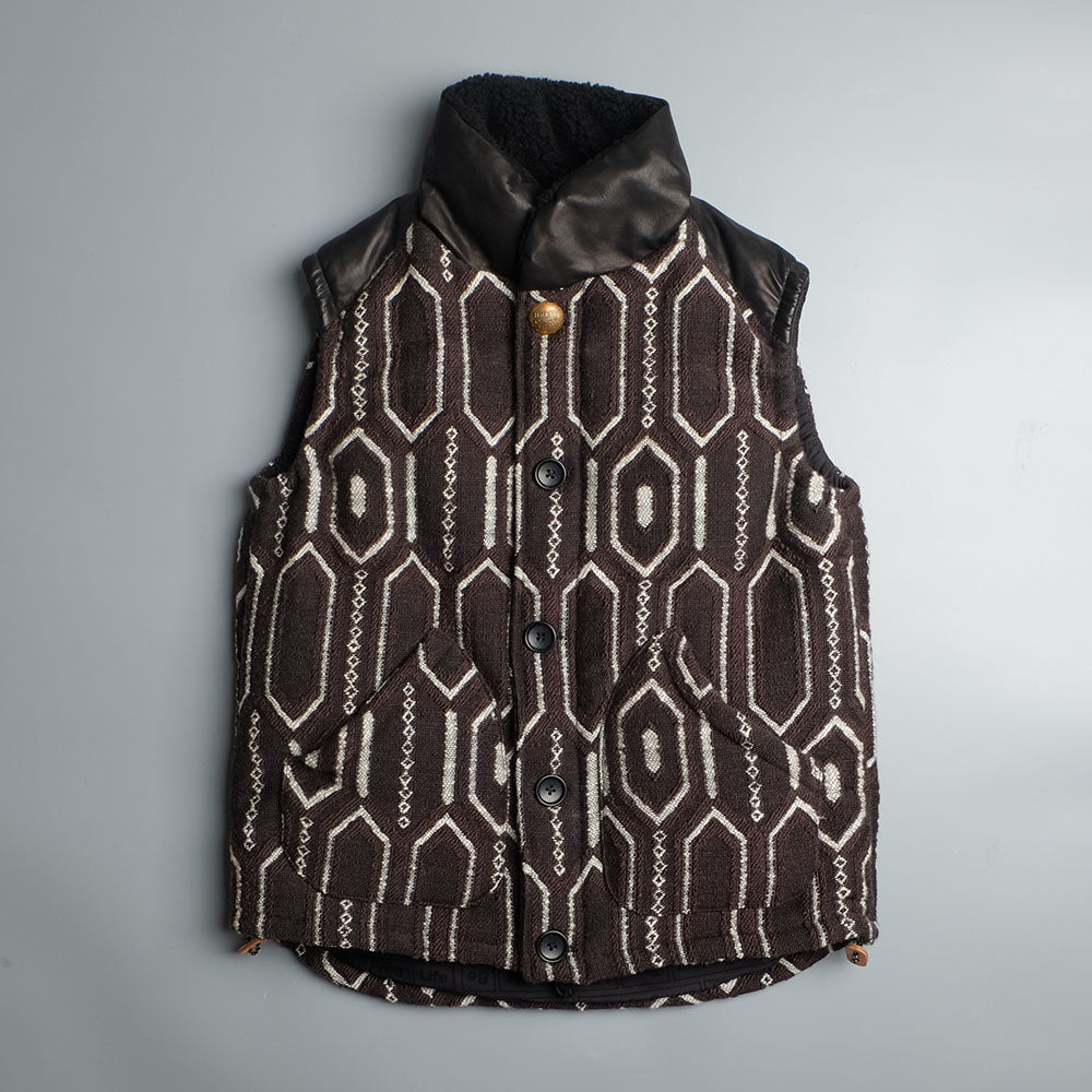 MONRO Down Vest Habyby Jacquard a