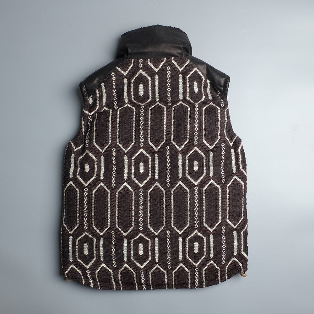 MONRO Down Vest Habyby Jacquard a