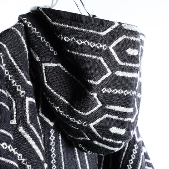 MONRO Poncho Long Habyby Jacquard