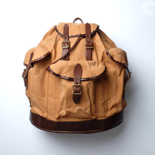 Vasco Canvas Leather Amry Rucksack