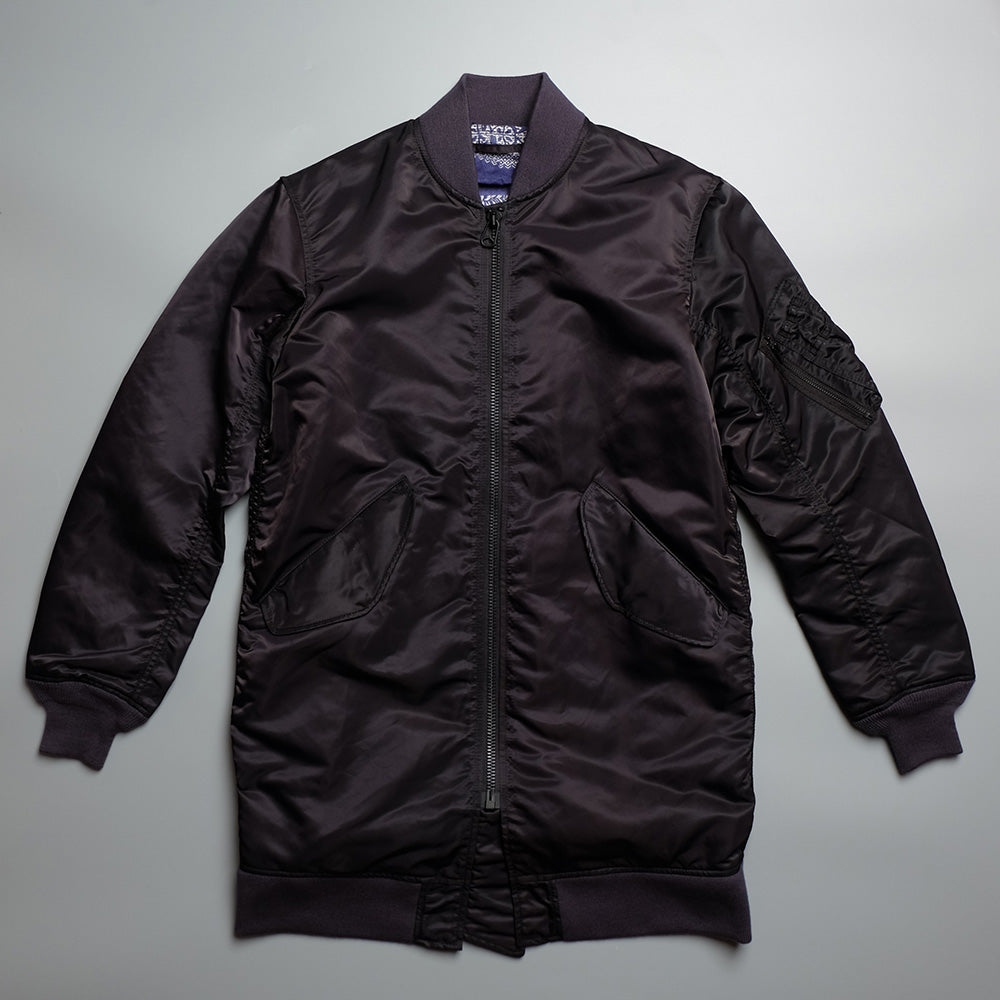 SOULIVE (BLUXE) Indigo Dyed Long MA-1 - メルカリ