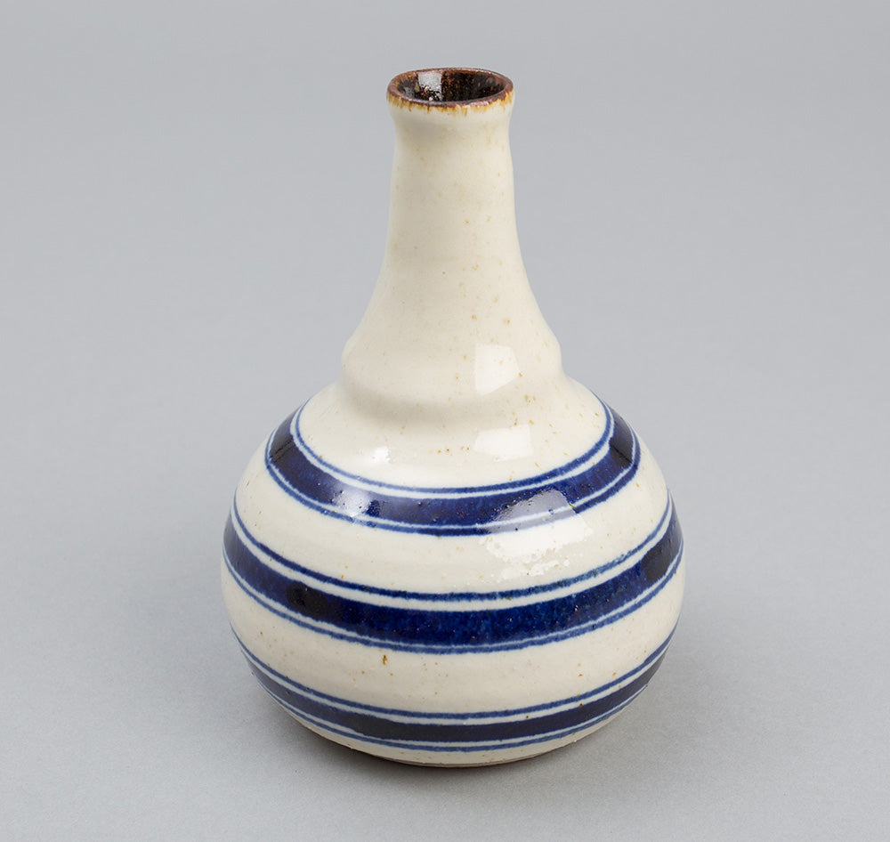 Endo Pottery Tokkuri Vase, Endo Stripes