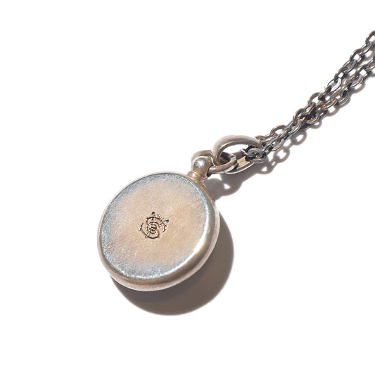 Vasco Anchor Compass Necklace -silver