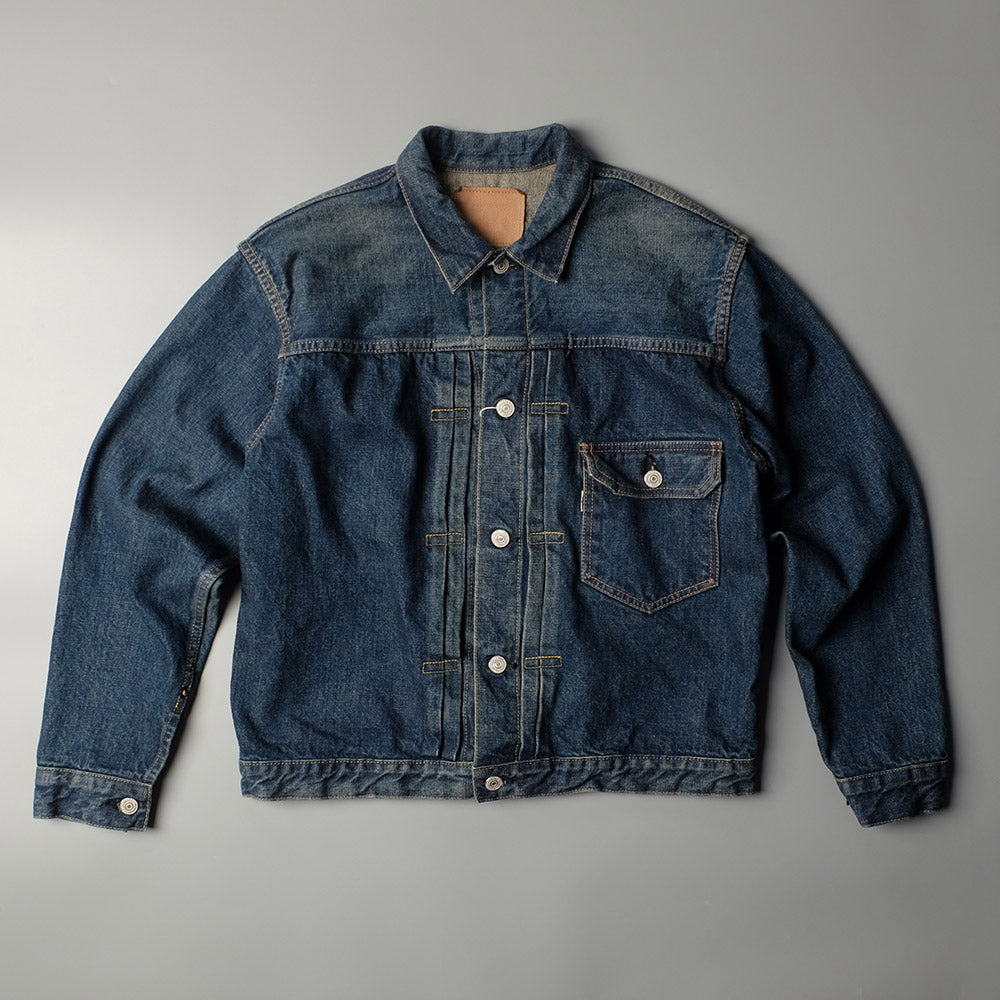 ORSLOW 03-6011 Pleated Denim Jacket
