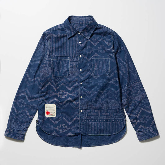 SEVESKIG Discharge printing Shirt