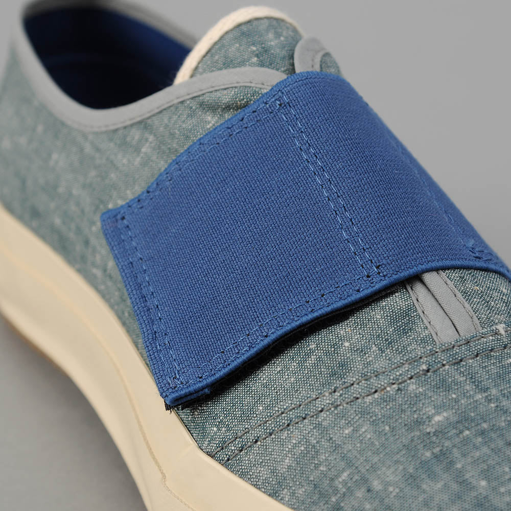 THE HILL-SIDE Bridge Low, Extra Neppy Indigo Chambray