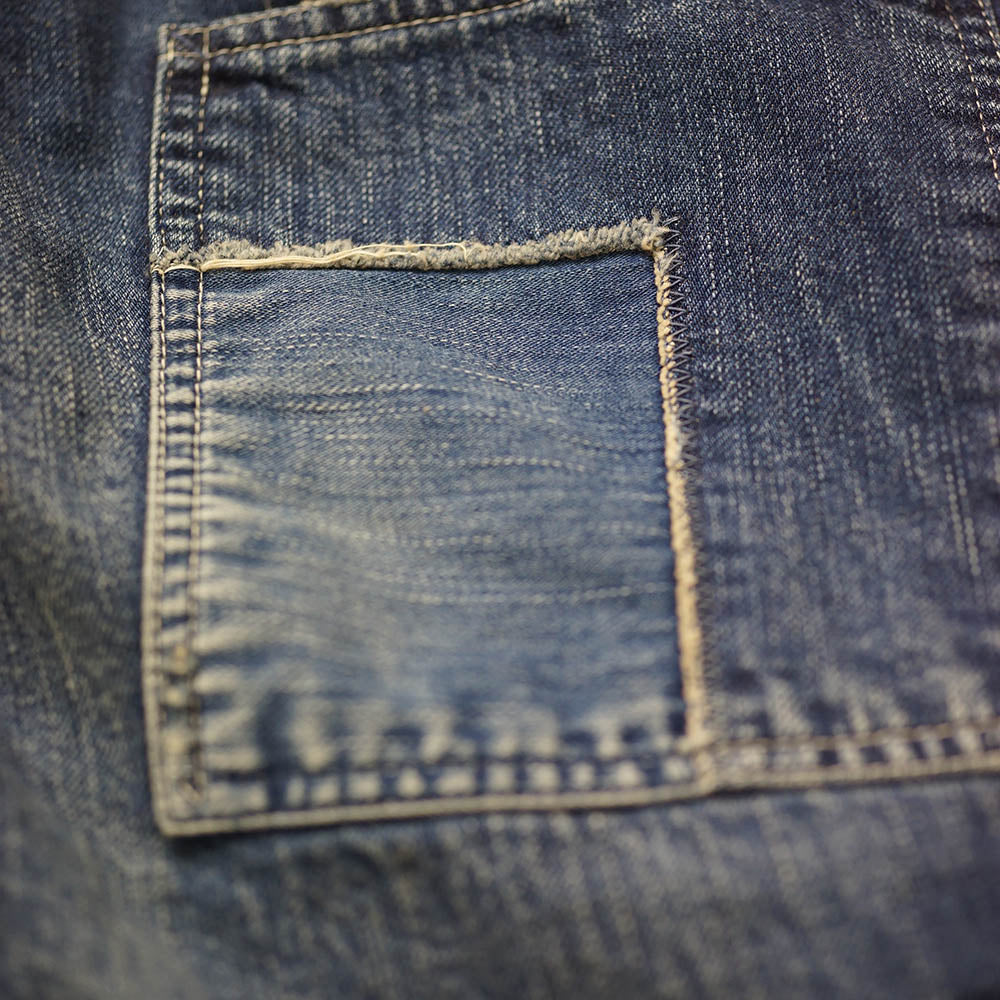 SEVESKIG Crush Used Remake Work Denim