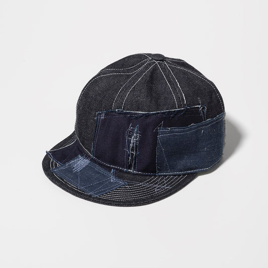 SEVESKIG Repair Denim Cap