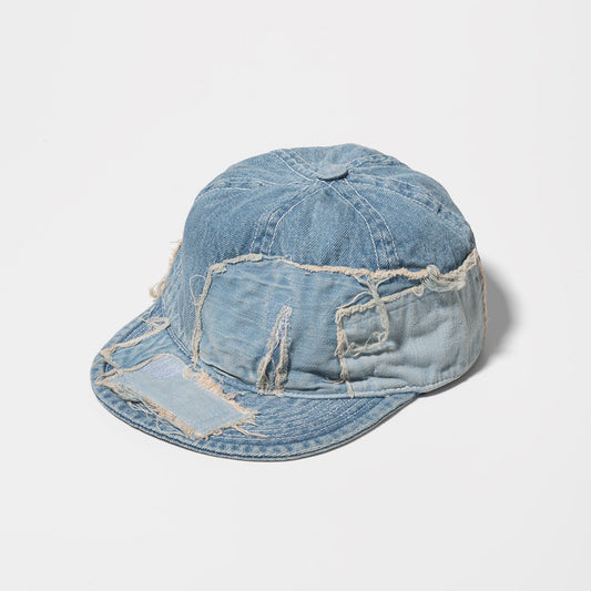 SEVESKIG Repair Denim Cap