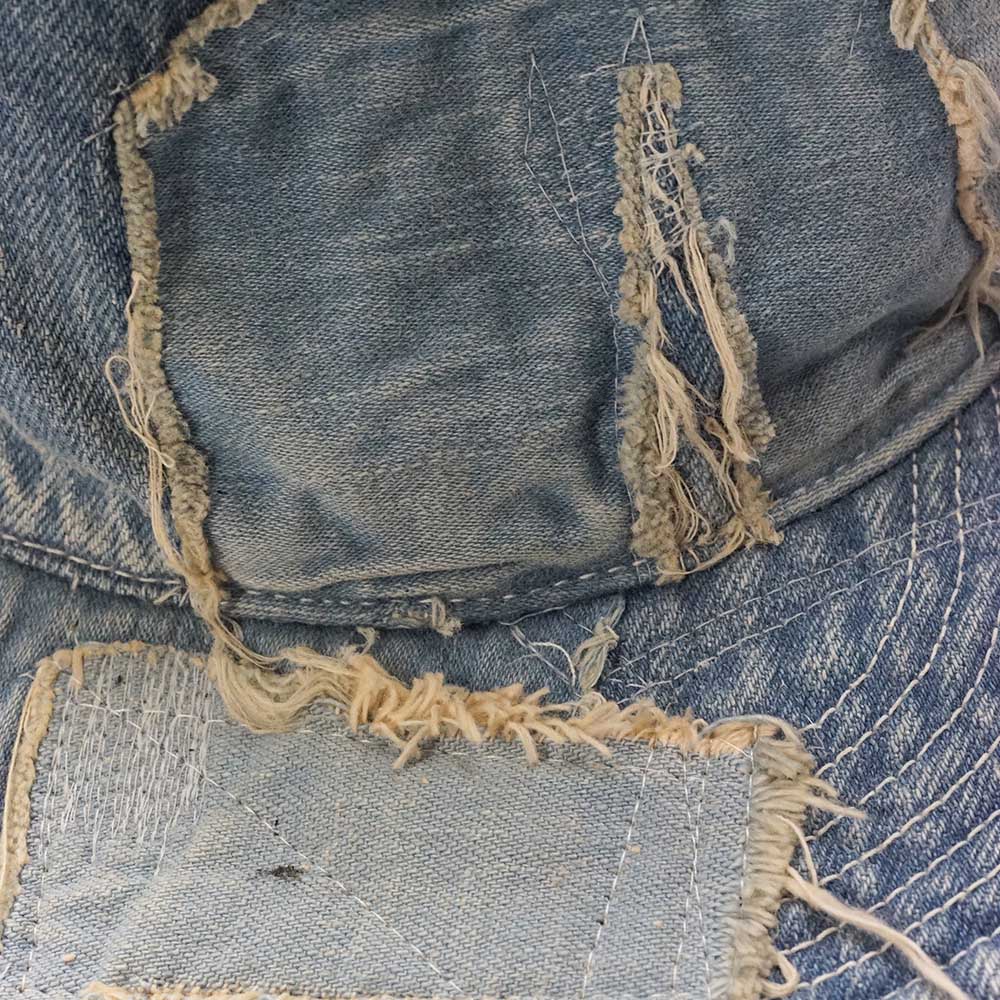 SEVESKIG Repair Denim Cap