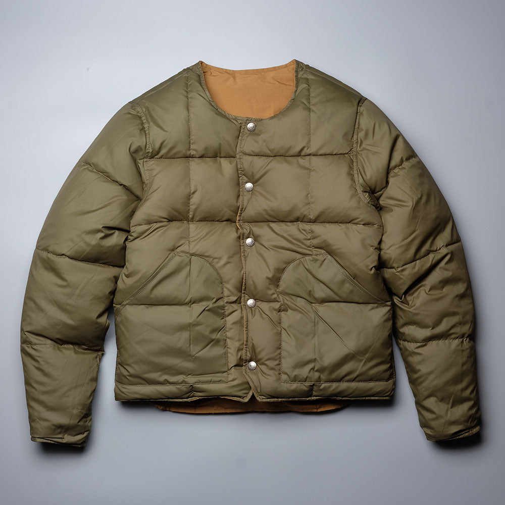 MT. RAINIER DESIGN Original Reversible No Collar Down Jacket MT. RAINIER DESIGN Original Reversible No Collar Down Jacket