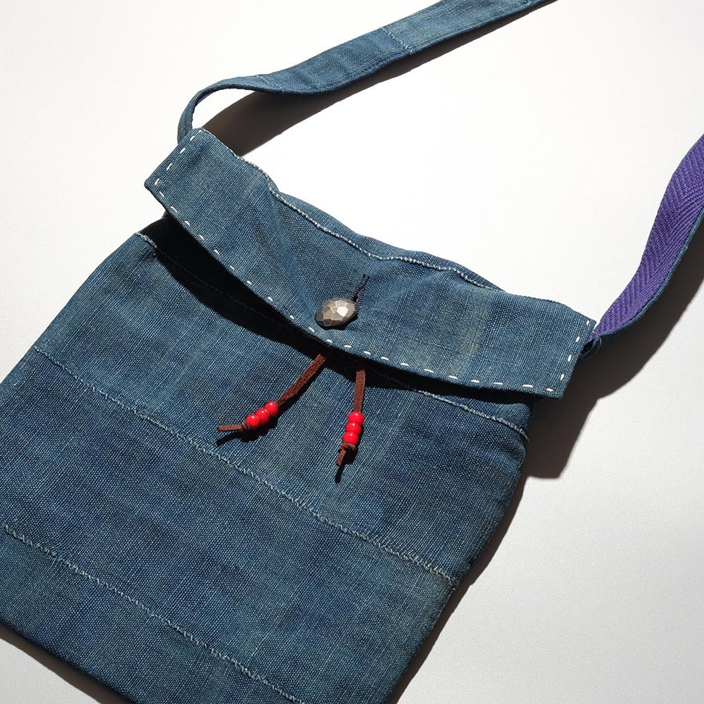 GAIJIN MADE GBG-109 Antique Indigo Shoulder Pochette