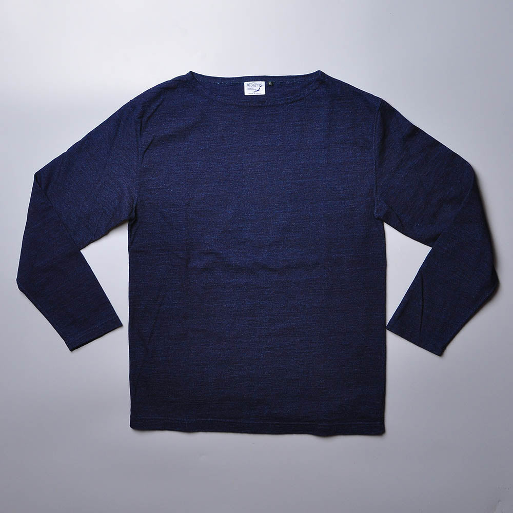 ORSLOW 03-0011 Indigo Boat Neck Pullover Indigo 2019a