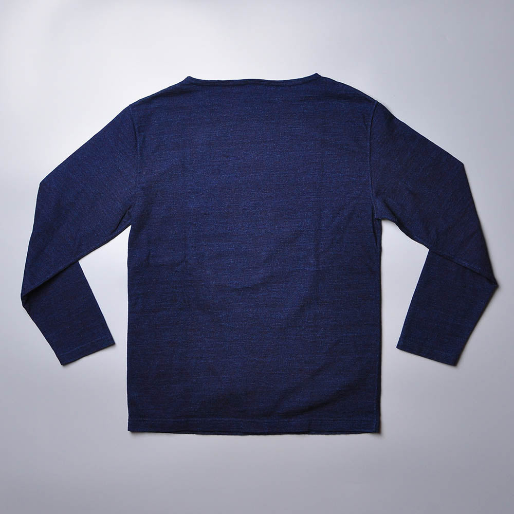 ORSLOW 03-0011 Indigo Boat Neck Pullover Indigo 2019a