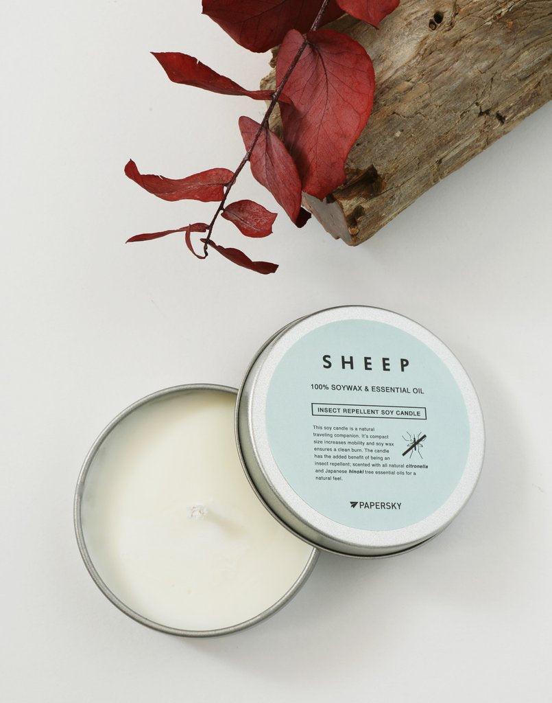 PAPERSKY Insect Repellent Soy Candle