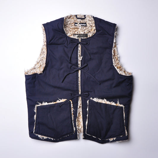 MONITALY M26104 CINCHO VEST W/ FUR LINING