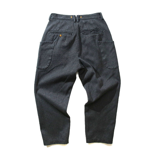 NORBIT HNPT-012 GOMASHIO BEACH CLOTH WIDE TAPERED PANTS
