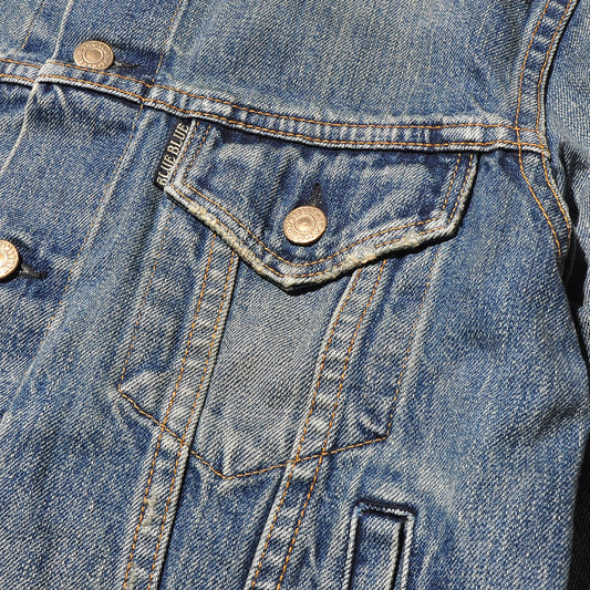BLUE BLUE JK1874 Selvedge Denim Used Wash Finished G Jacket