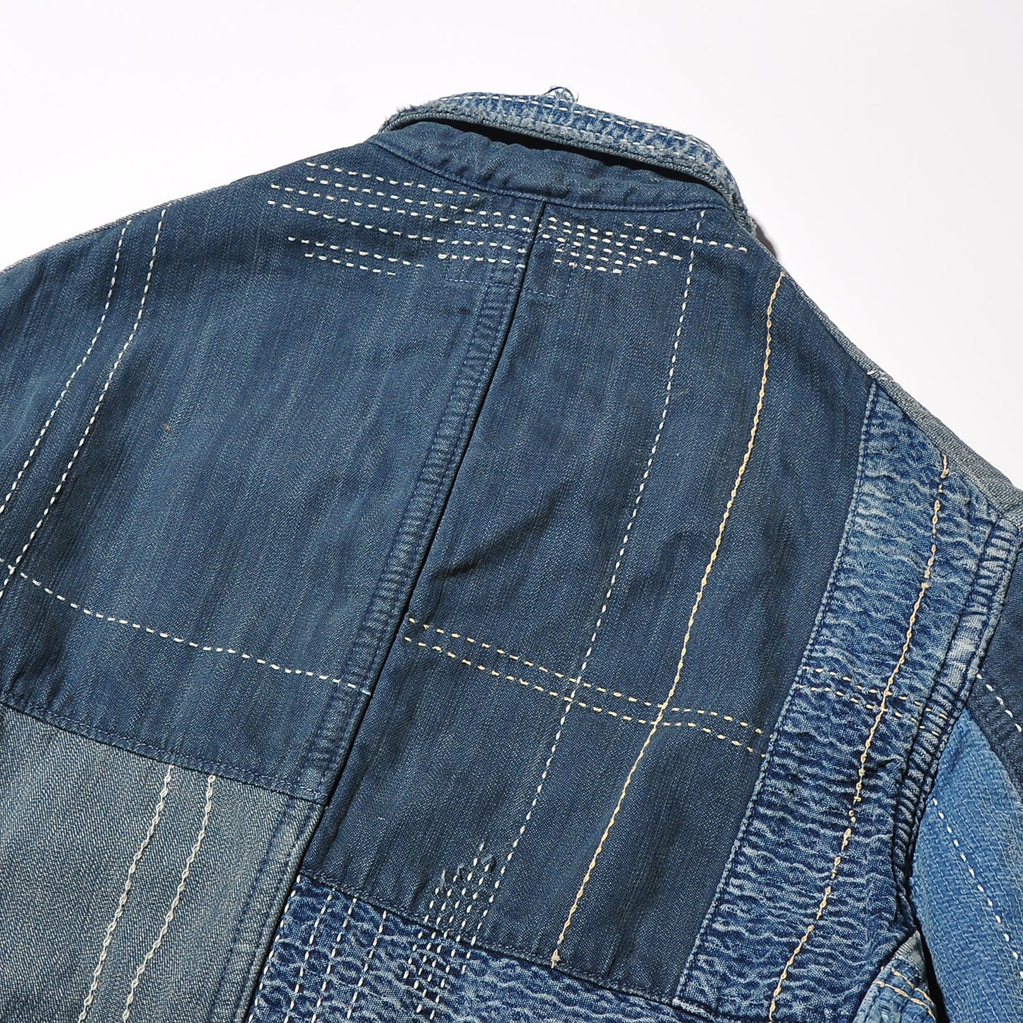 BLUE BLUE JK1912 Indigo Dyed Embroidery Special Coverall Jacket