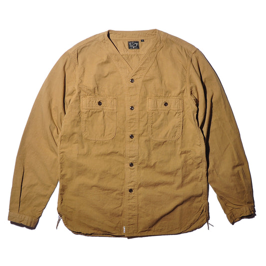 ORSLOW 01-8073 No Collar Shirt