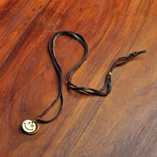 HRM 1611 N5A Smile H Glass Holder Necklace