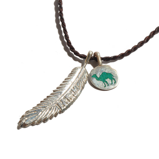 HRM 1203 N1A Hrm Feather Necklace