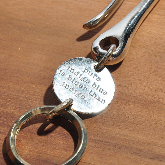 HRM 1811 KR2 Indigo Blue Coin Key Ring