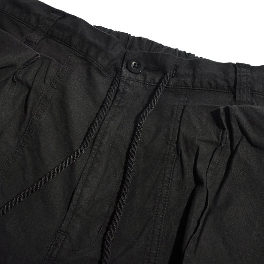 HRM SO1337 Linen Cotton Stretch Big Side Pockets Shorts