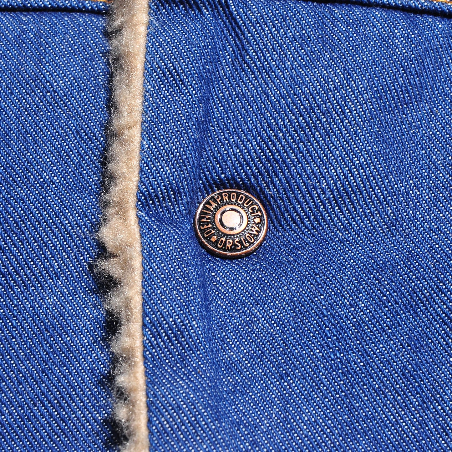 ORSLOW 01-6036 DENIM SHERPA LINED JACKET