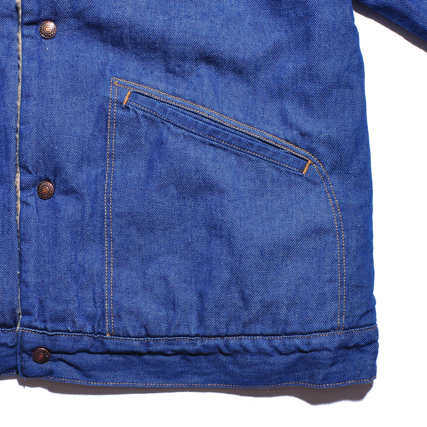 ORSLOW 01-6036 DENIM SHERPA LINED JACKET