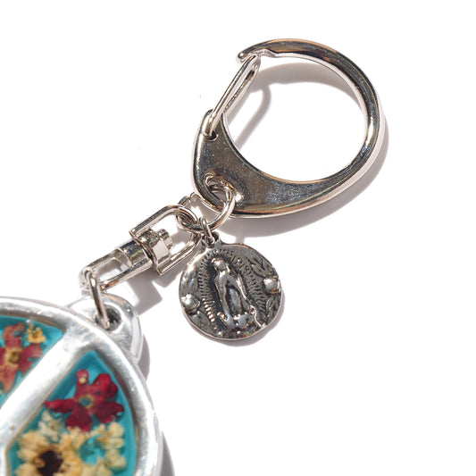 OJO DE MEX Bag Charm Flower Peace