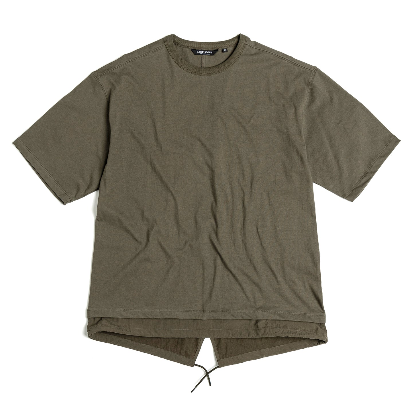 EASTLOGUE 2021SSCS03 FISHTAIL T-SHIRT - OLIVE