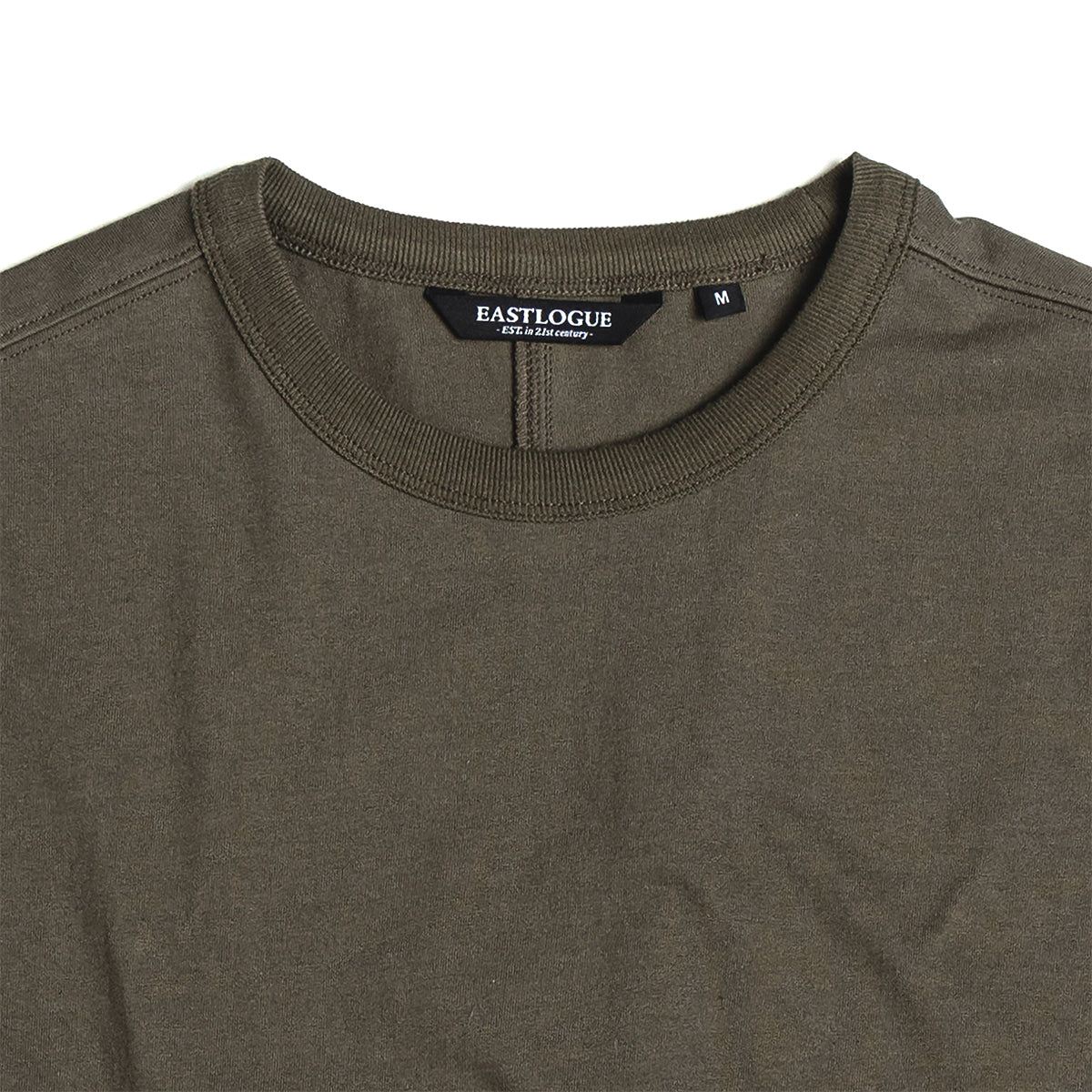 EASTLOGUE 2021SSCS03 FISHTAIL T-SHIRT - OLIVE