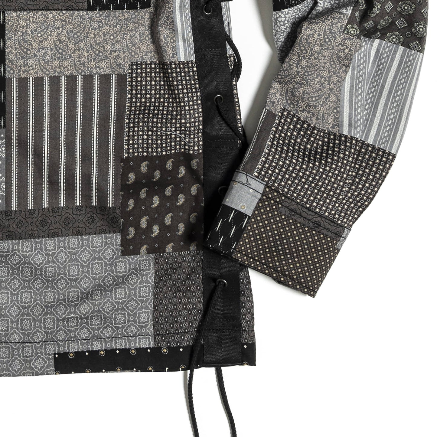 EASTLOGUE 2021SSSH05 FLAK SHIRT - BLACK MULTI PAISLEY