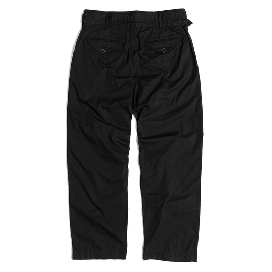 EASTLOGUE 2021SSSPT02 BELTED PANTS - BLACK