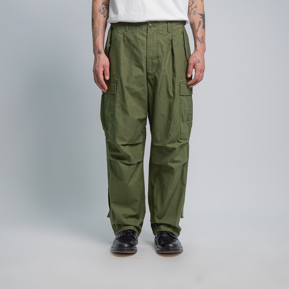 EASTLOGUE ELE-PMT-PT04 FIELD PANTS WIDE FIT - OLIVE BACK SATIN