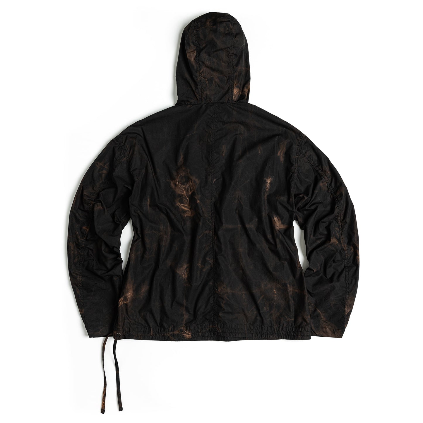 UNAFFECTED UN-SS21SH06 HOODED ANORAK - MAGMA BLACK