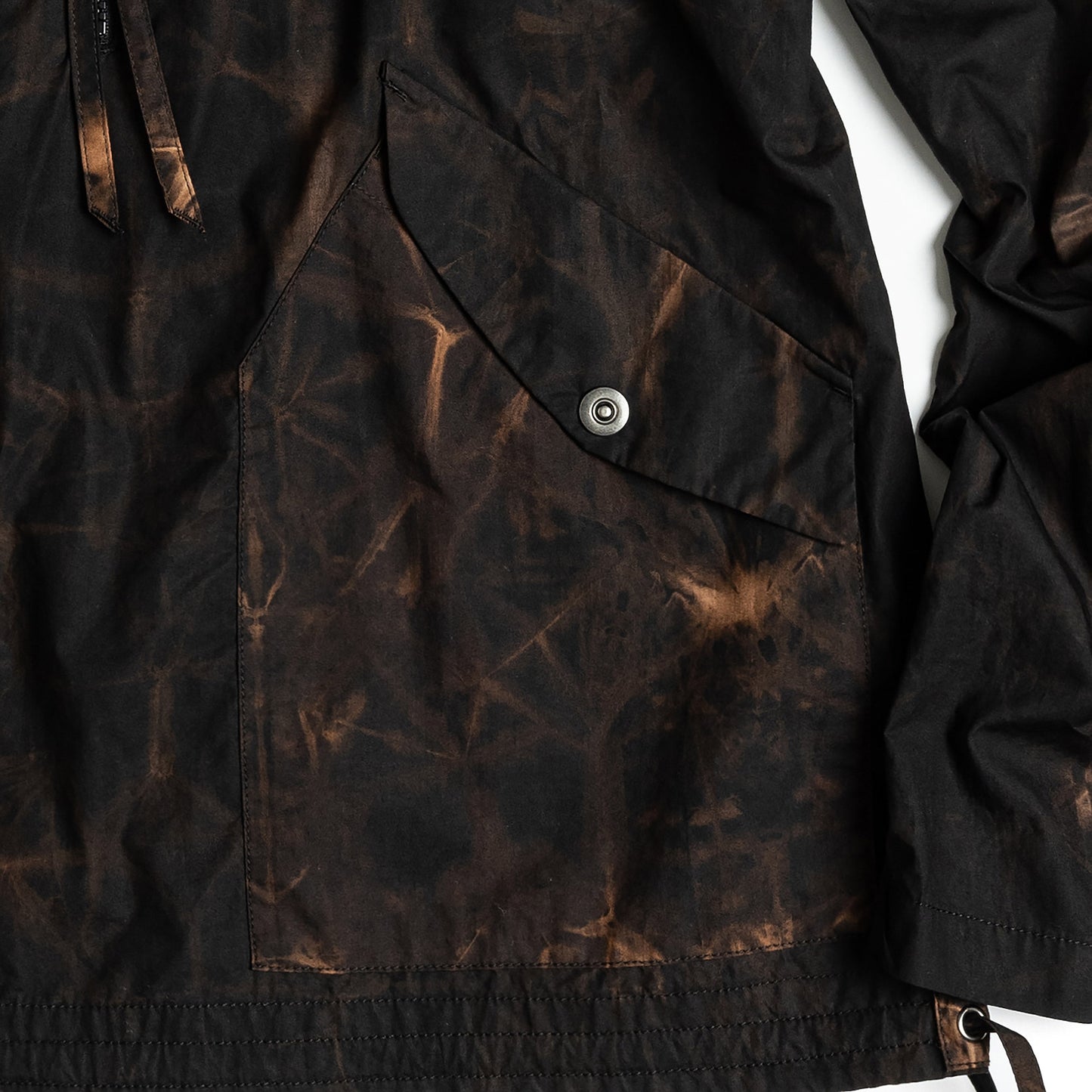 UNAFFECTED UN-SS21SH06 HOODED ANORAK - MAGMA BLACK