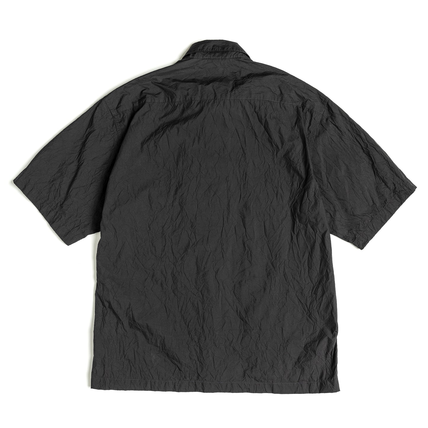 UNAFFECTED UN-SS21HS04 PULLOVER HALF SHIRT - CHARCOAL