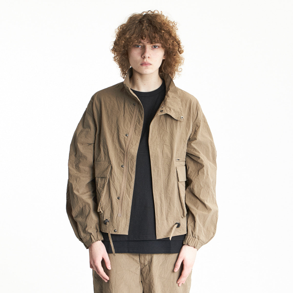 UNAFFECTED UN-SS21JP02 AG OVERSIZED BLOUSON - BEIGE