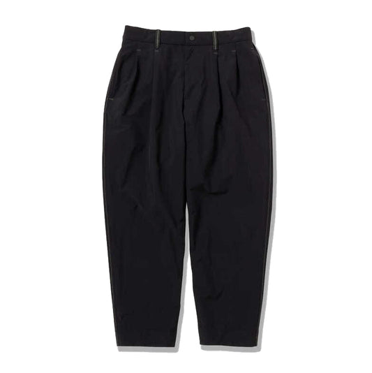 AND WANDER plain tapered stretch pants