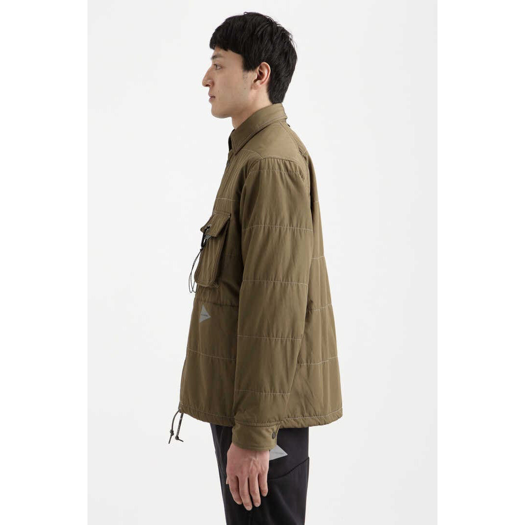 AND WANDER T/C alpha shirt jacket