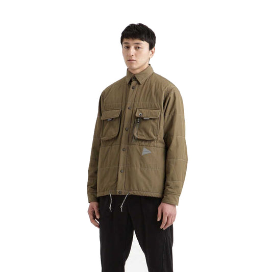 AND WANDER T/C alpha shirt jacket