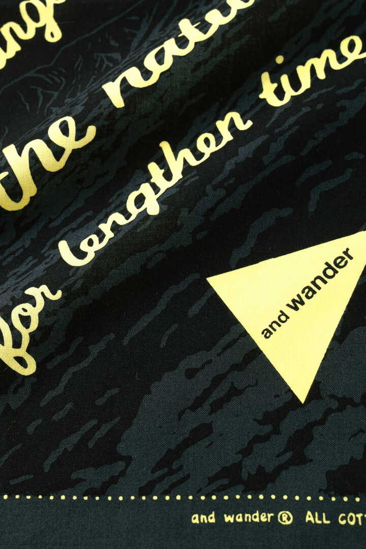 AND WANDER moonlight bandanna-Black