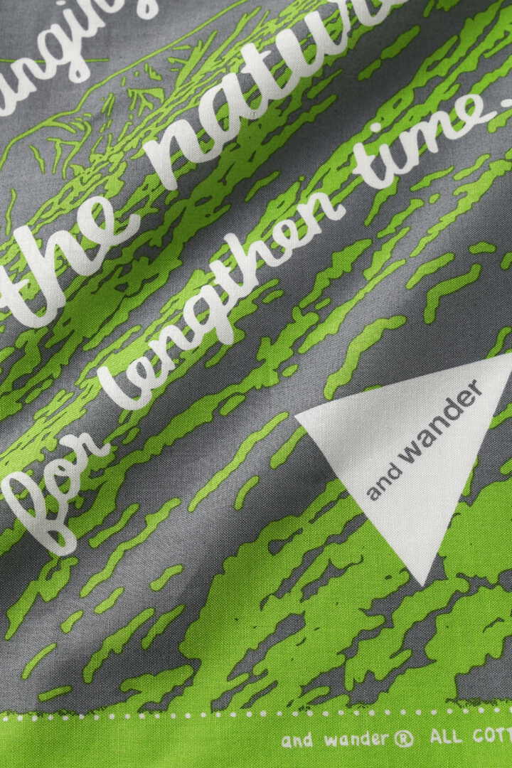 AND WANDER moonlight bandanna-Grey