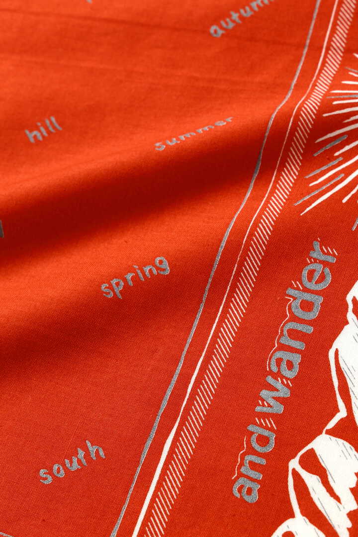 AND WANDER Reflective words bandanna-Red